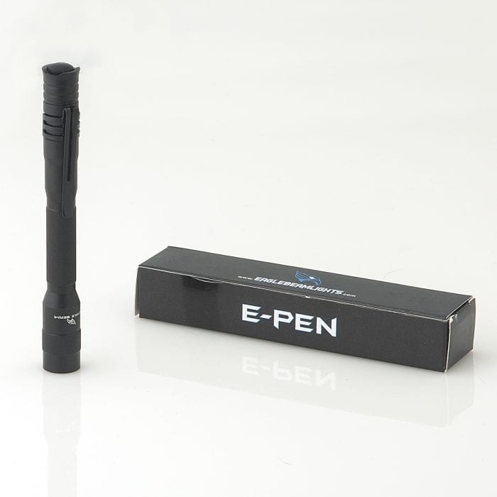 E Pen Mini LED Flashlight Black 03 1