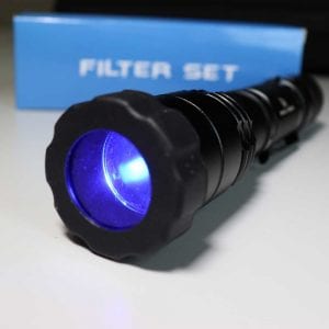 Echo CREE LED Flashlight Filter Blue