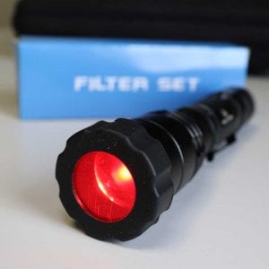 Echo CREE LED Flashlight Filter Red