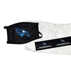 Eagle Beam mask and stickers packaging in bag