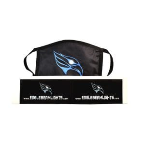 eagle beam mask with stickers