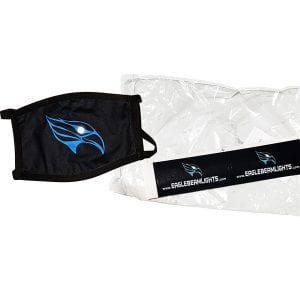 Eagle Beam mask and stickers packaging in bag