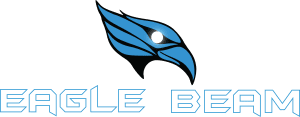 Eagle Beam Solid Head w white blue Text